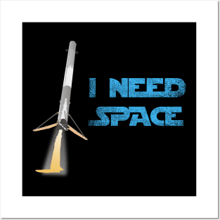Space Rocket Posters and Art
